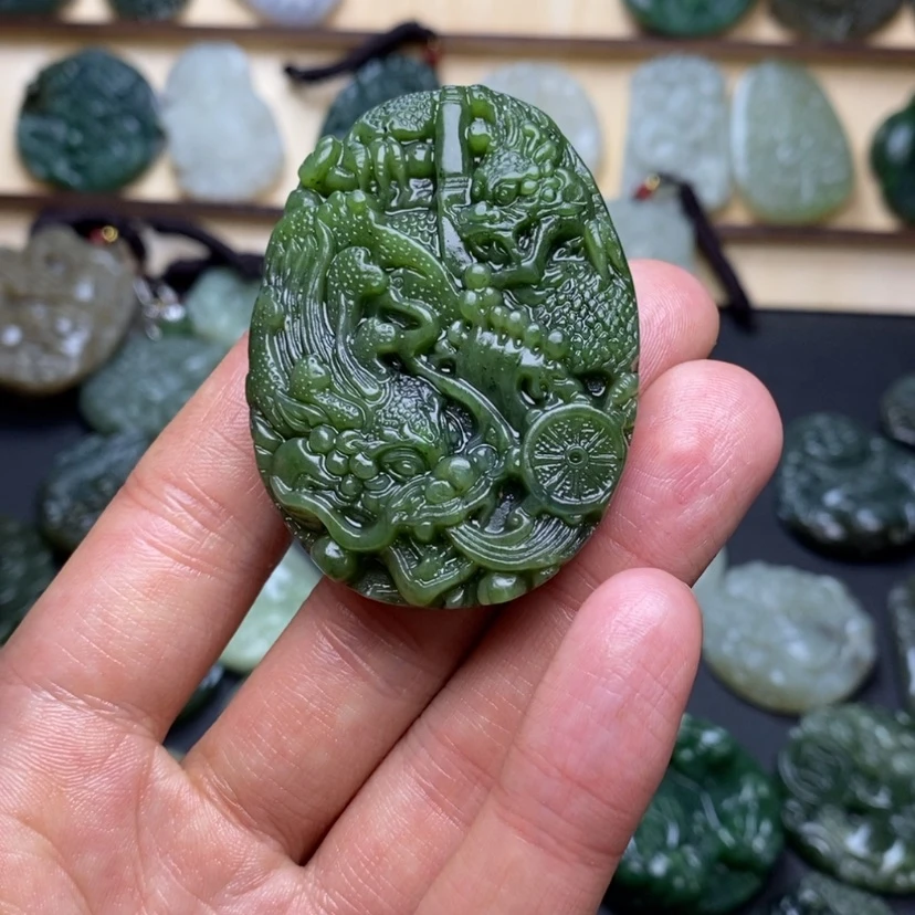 【闪购商品】和田玉吊坠未镶嵌乐**中