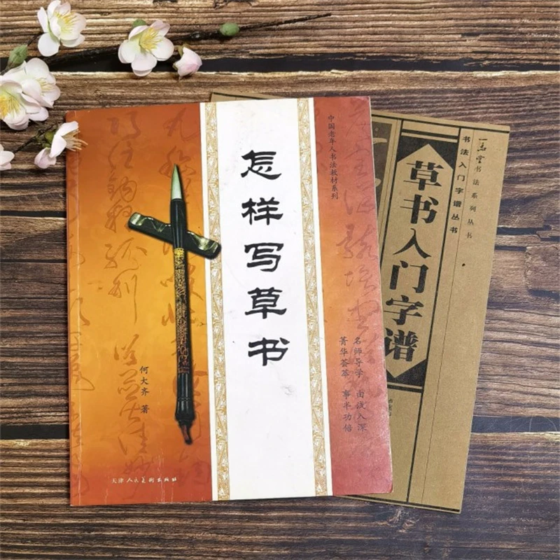 草书入门字谱怎样写草书基本笔画章法偏旁临摹字帖基础书法讲解