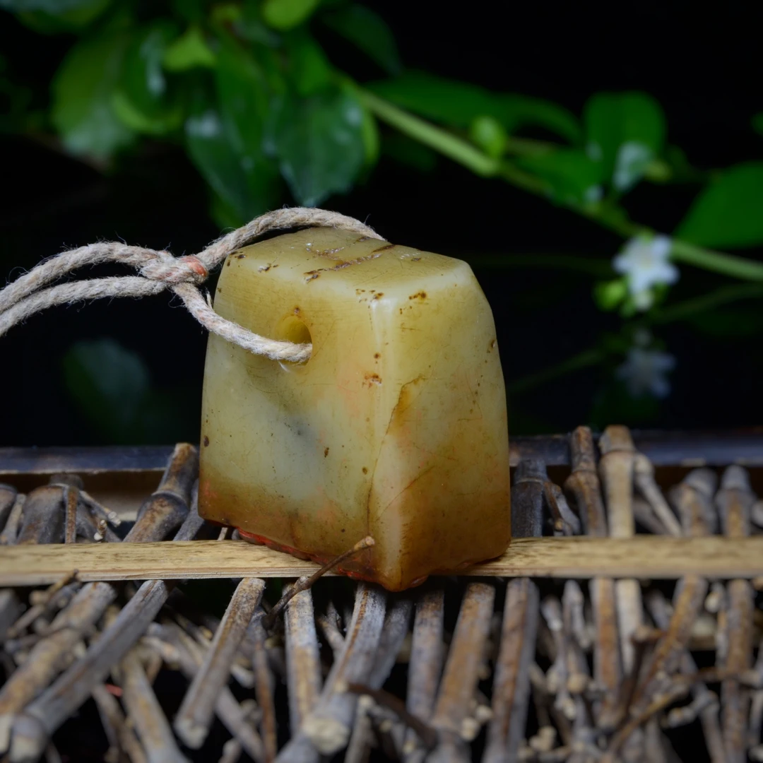 金石篆刻孤品寿山石芙蓉石老印章收藏送礼