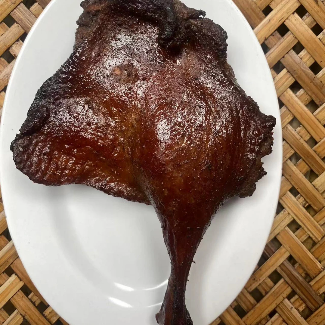 潮鲜样样好潮汕特色美食熏鸭腿甘蔗熏法150克