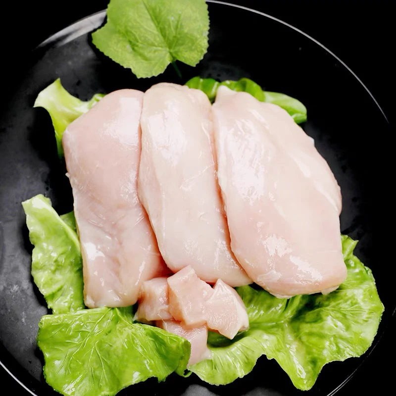 去皮鸡胸肉冷冻鸡脯肉轻食健身代餐鸡大胸散养顺丰包邮