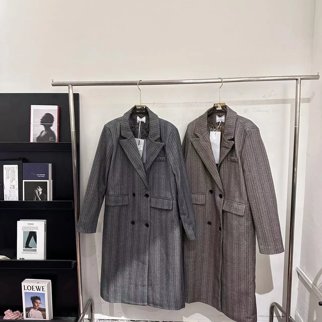 【ARONG阿荣家】人字纹加棉外套10086-灰咖-F