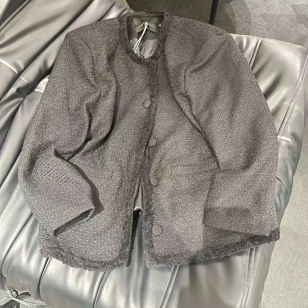 【ARONG阿荣家】外套86056-黑色粉色-SM