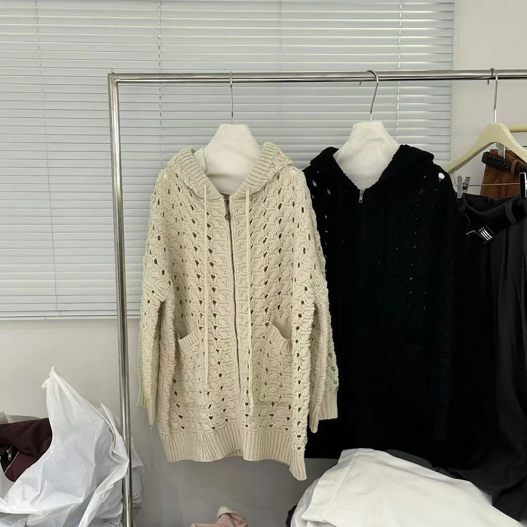 【ARONG阿荣家】毛衣10096-黑色白色-F