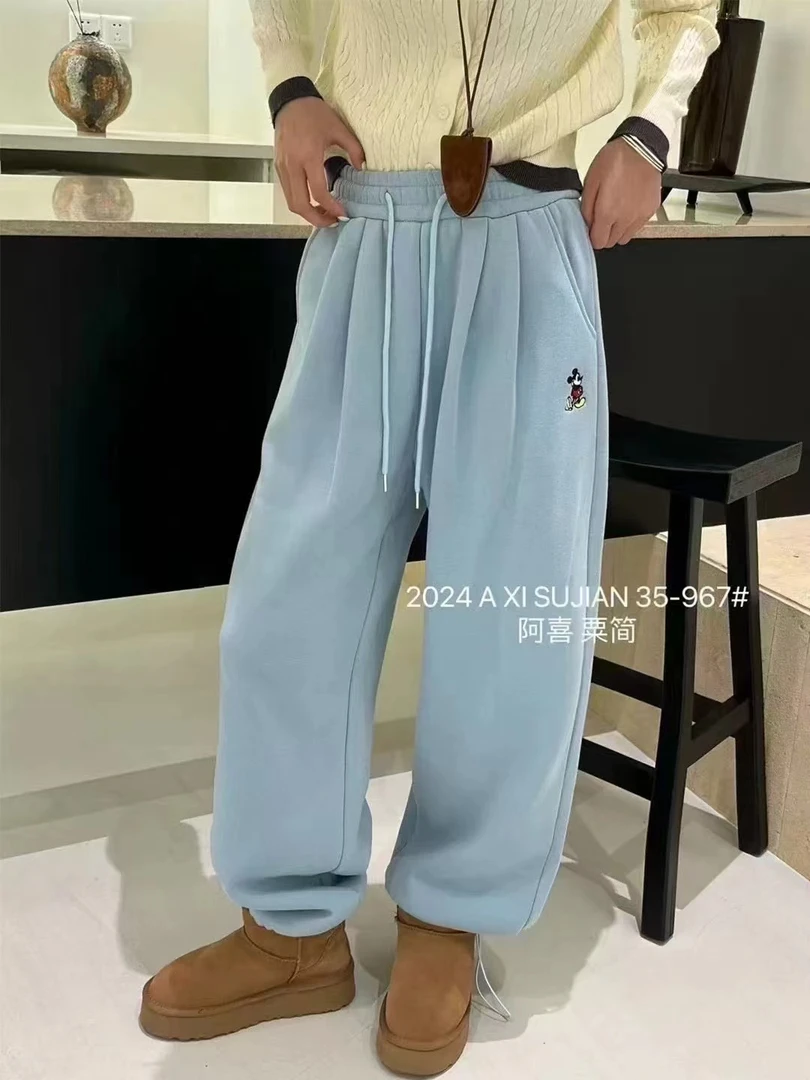 【ARONG阿荣家】裤子24135-兰色灰色-Ml-xl