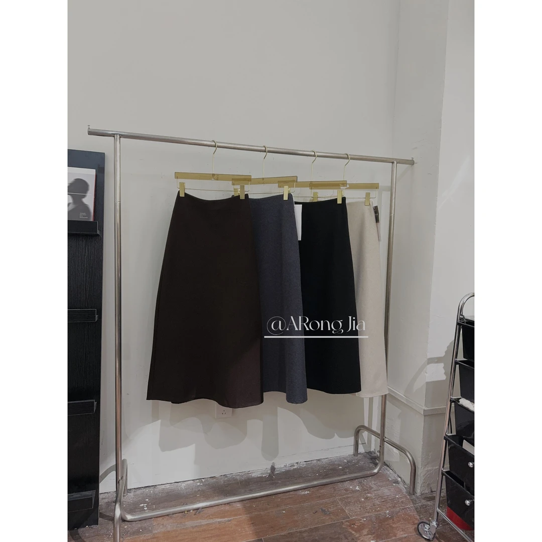 【ARONG阿荣家】毛呢半生裙-08817-多色-SML