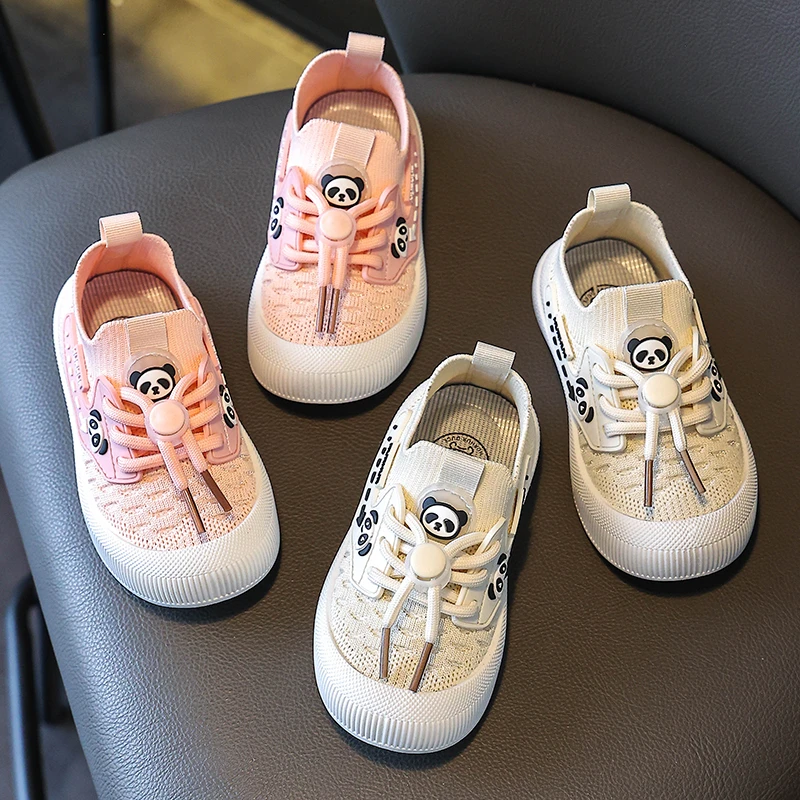 小黄鸭春秋款儿童休闲鞋男童防滑飞织鞋女童软底透气一脚蹬宝宝鞋