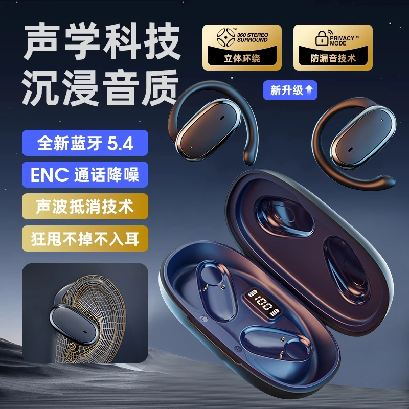 柏林之声HIFI蓝牙开放式商务耳机 久戴不痛保护听力超长续航