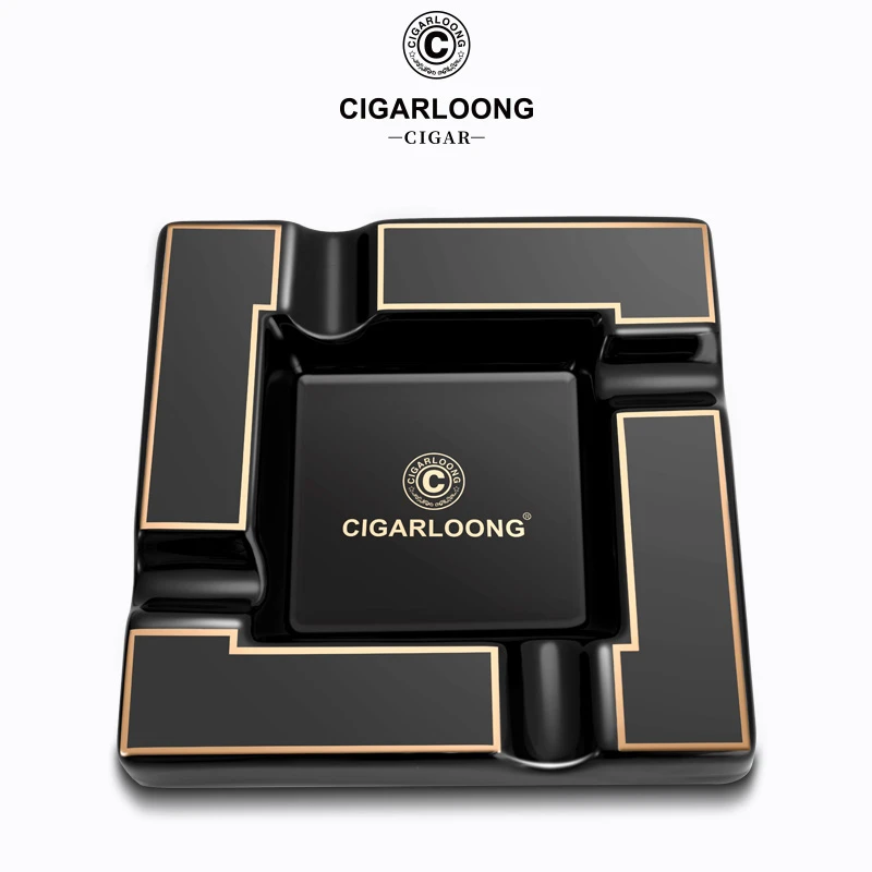 CIGARLOONG茄龍雪茄烟灰缸陶瓷烟缸客厅家用轻奢办公室潮流烟缸