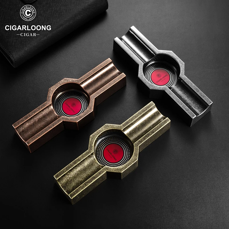 CIGARLOONG茄龙雪茄烟灰缸螺母创意合金大口径雪茄灭烟器CG-24AX2