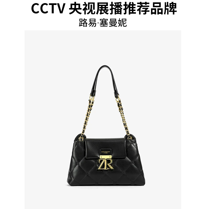 Louie Samani/路易塞曼妮链条包包女通勤托特包单肩包y6249