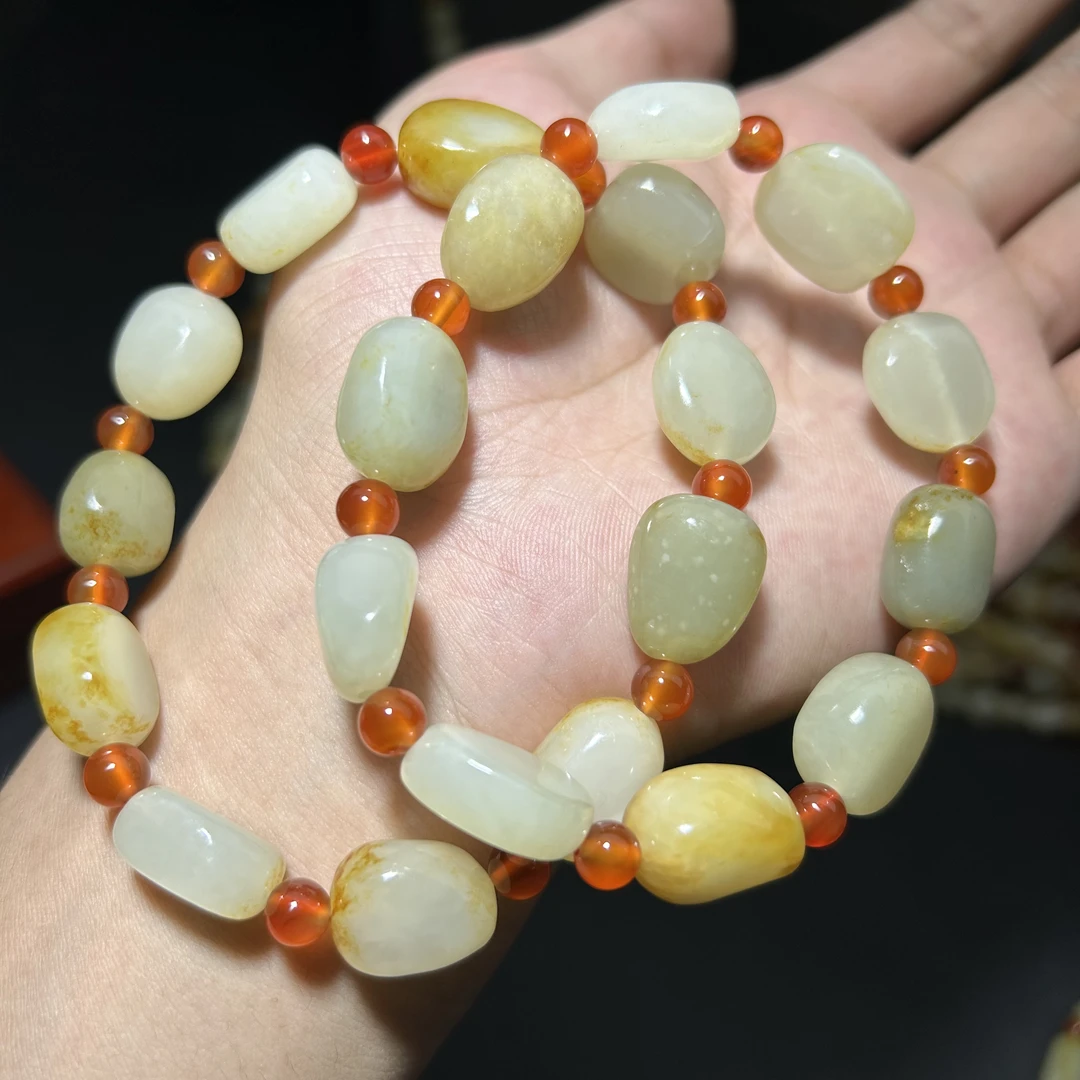 保真新疆和田玉 手串 一物一证支持复检 拍一发一多样性发