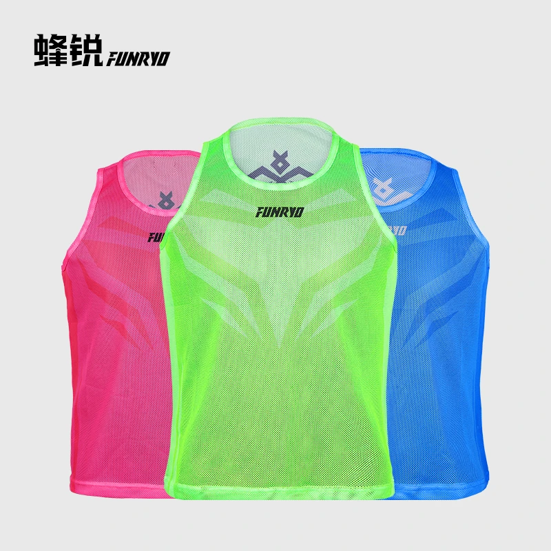 小李子蜂锐对抗服足球分队背心分组对抗训练服成人青少年