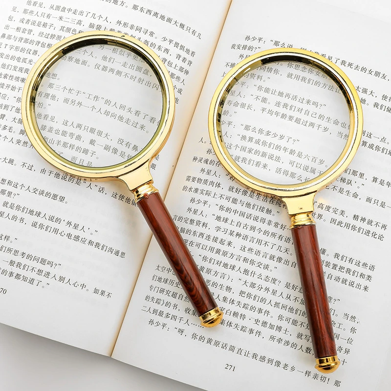 高清高倍手持便携式放大镜10倍高倍儿童学生老人阅读式放大镜