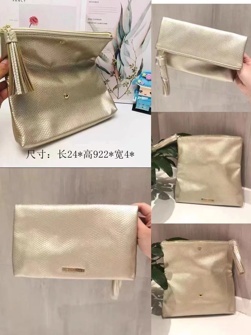【嘻嘻】金色时尚百搭网红女士包包