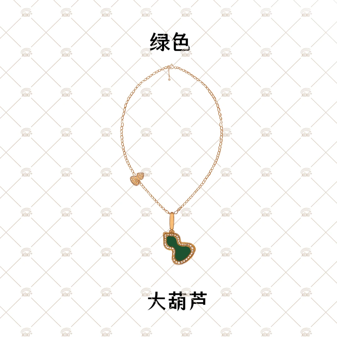 坠链均925银贝壳 【嘻嘻专属】925银时尚红色葫芦项链
