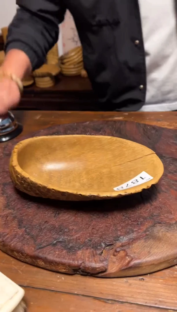 【闪购商品】竹竹雕1878果盘