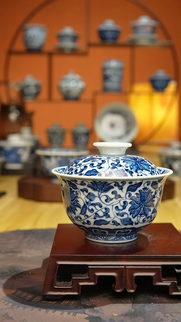 【闪购商品】景德镇镹曰手工手绘柴烧茶具