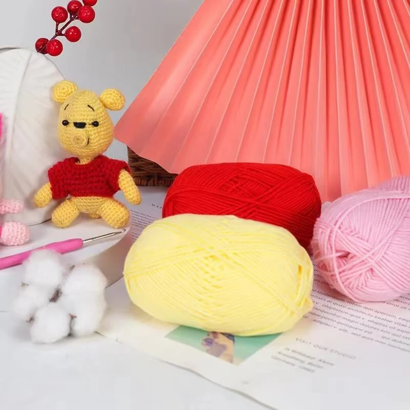 苏禾四股奶棉 钩织花朵 玩偶 坐垫 包包