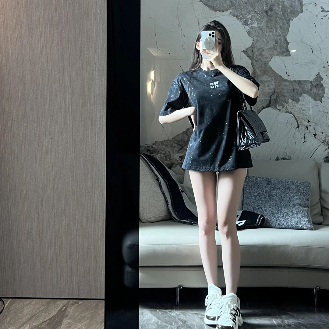 星空顶宽松夏季T恤DY240312005