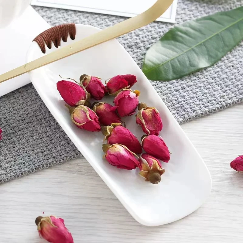 [3单5单囤]墨红玫瑰花茶可食用干玫瑰花