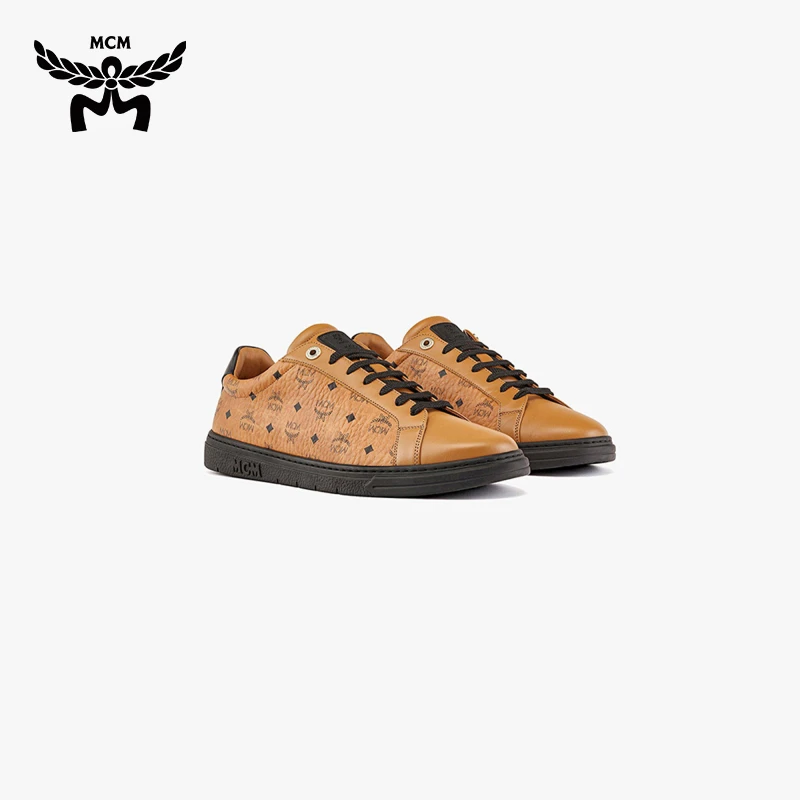 MCM  TERRAIN DERBY 男士休闲鞋男款时尚经典系带平底板鞋低帮