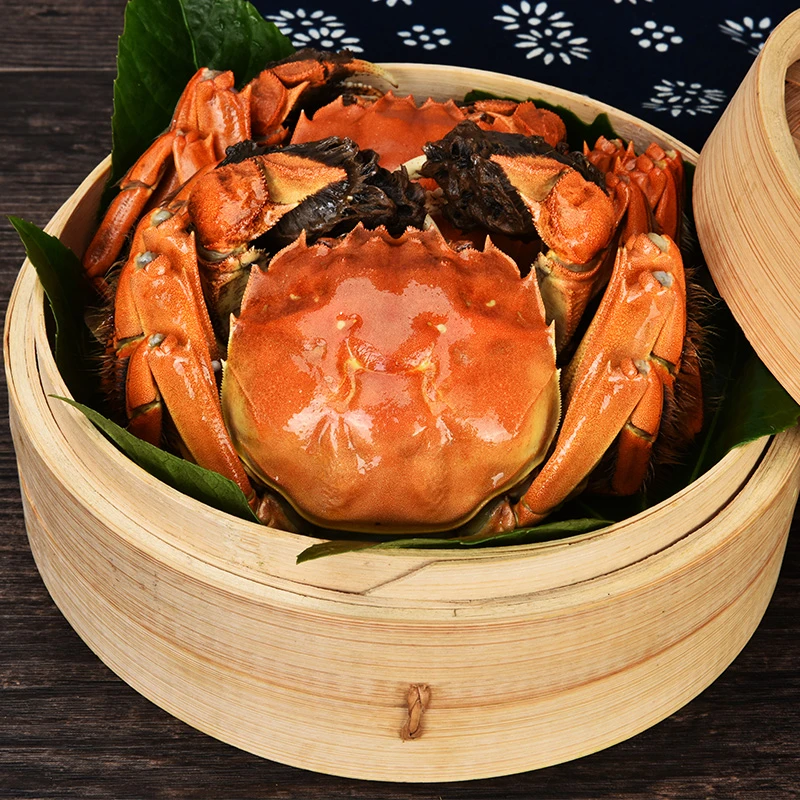 【特大蟹】苏州活蟹现捕精品蟹 公蟹5.5两  母蟹4.5两 礼盒装