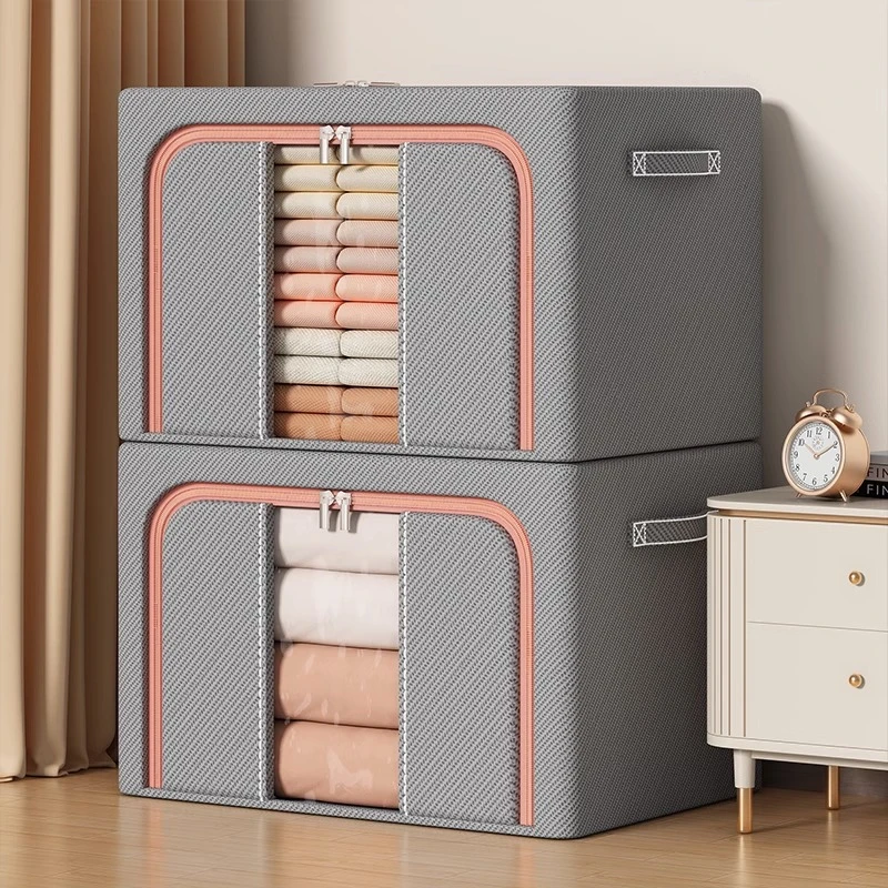 衣服收纳箱整理盒衣柜装衣物折叠筐袋牛津布家用布艺储物箱子神器