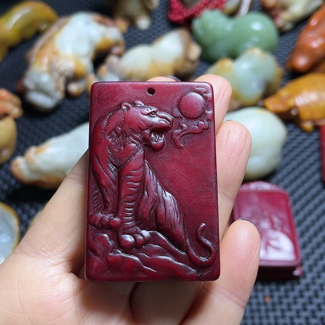 白玉菩提吊坠摆件