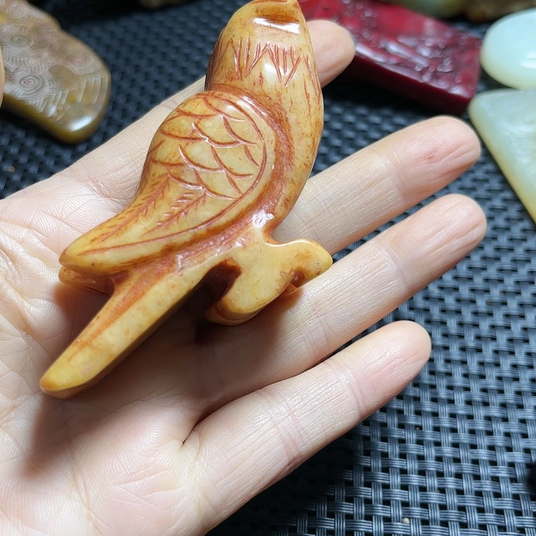 白玉菩提吊坠摆件