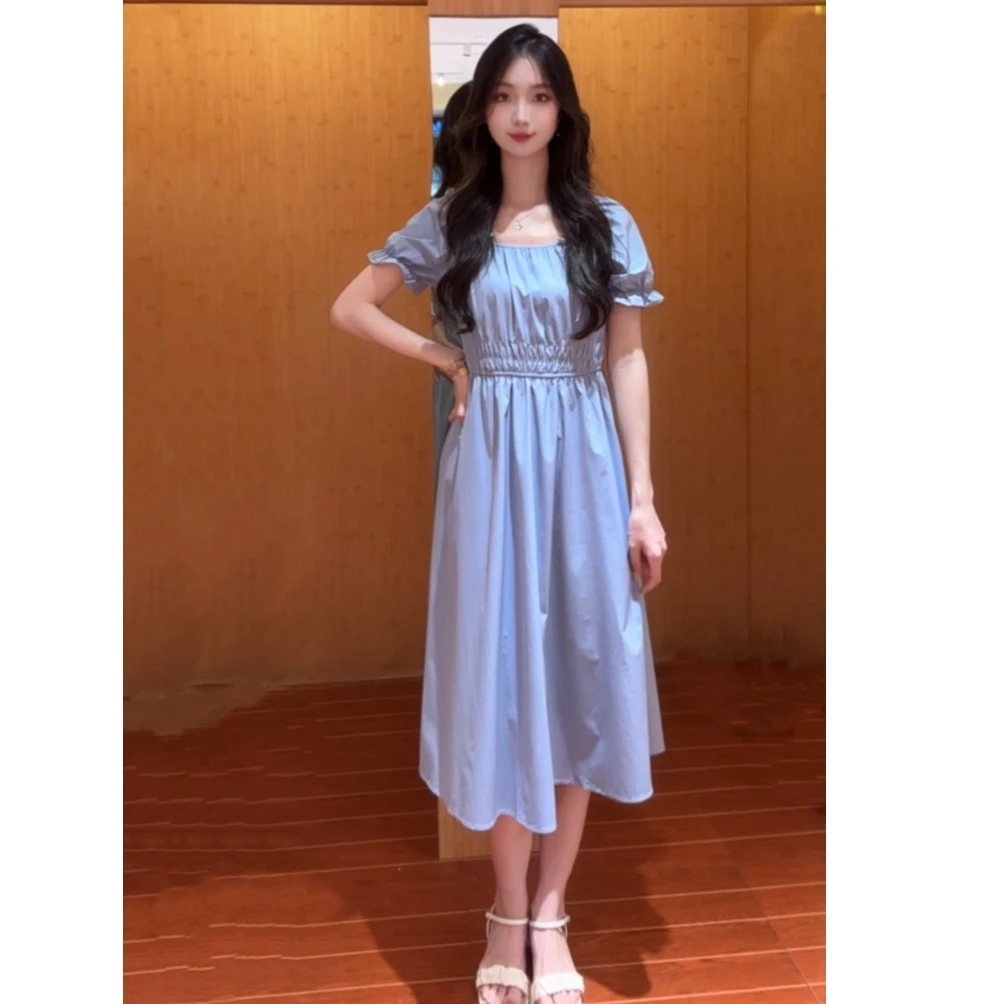 IEF/爱依服2025夏季新款法式浪漫温柔风优雅气质时尚连衣中裙
