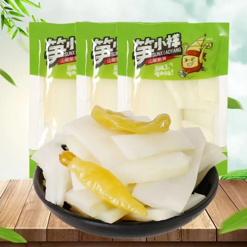 笋小样泡椒竹笋片开袋即食山椒脆笋尖新鲜笋条休闲解馋零食小包装