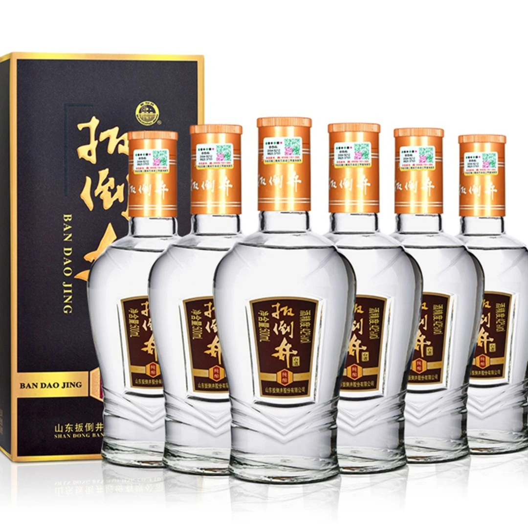 扳倒井纯酿 浓香型白酒 自饮整箱 口粮酒42度500ml*6瓶