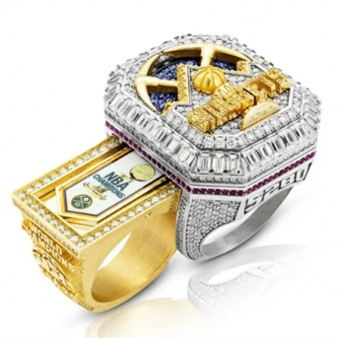 （主播代拆）篮球球星纪念币冠军戒指