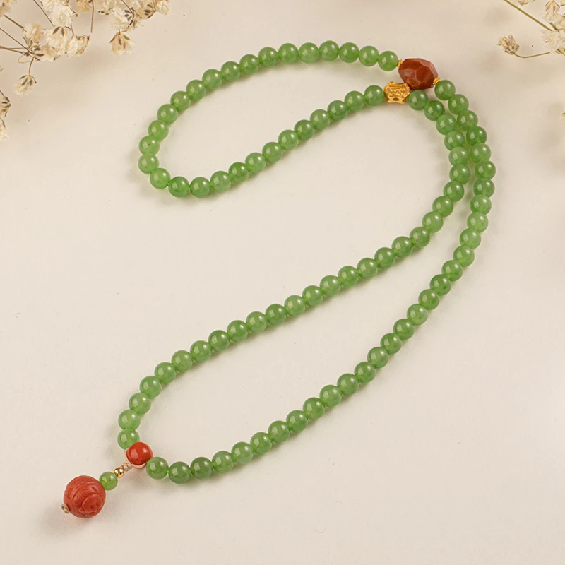 『乐小福珠宝』18K金和田玉手链