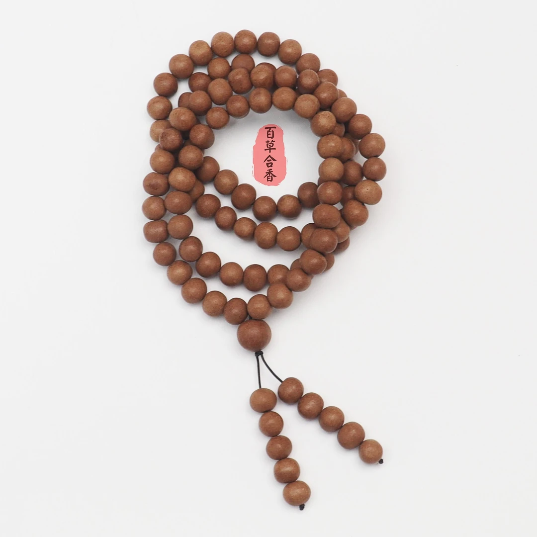 鹅梨帐中香脖挂 手串 国风 手作 古法合香珠109子（9mm）