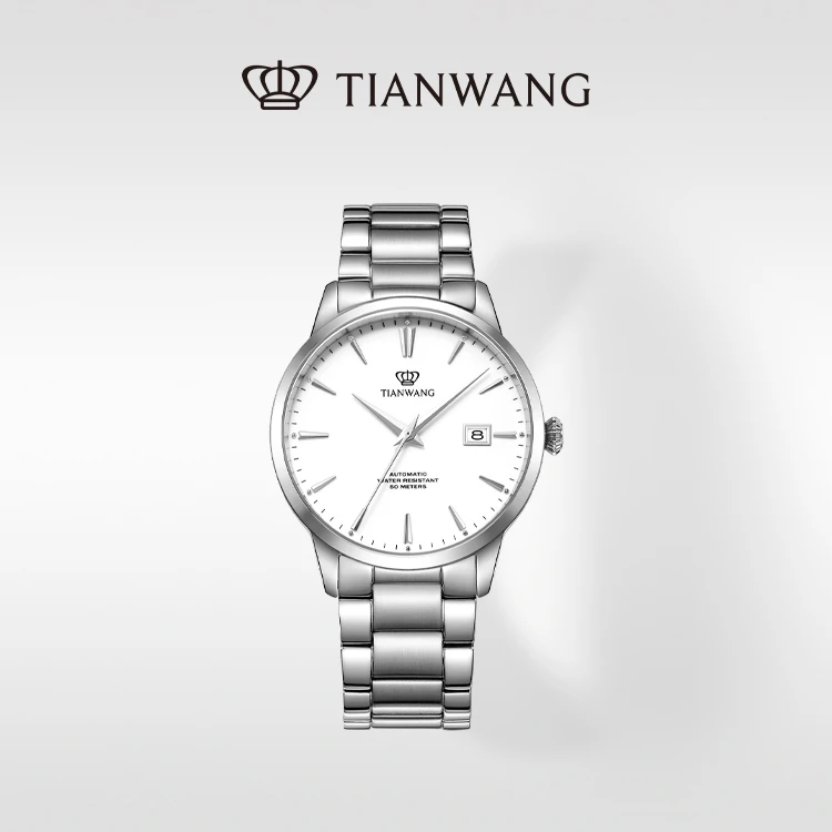 Tian Wang/天王歆动男士手表机械表天王表超薄机械表51152