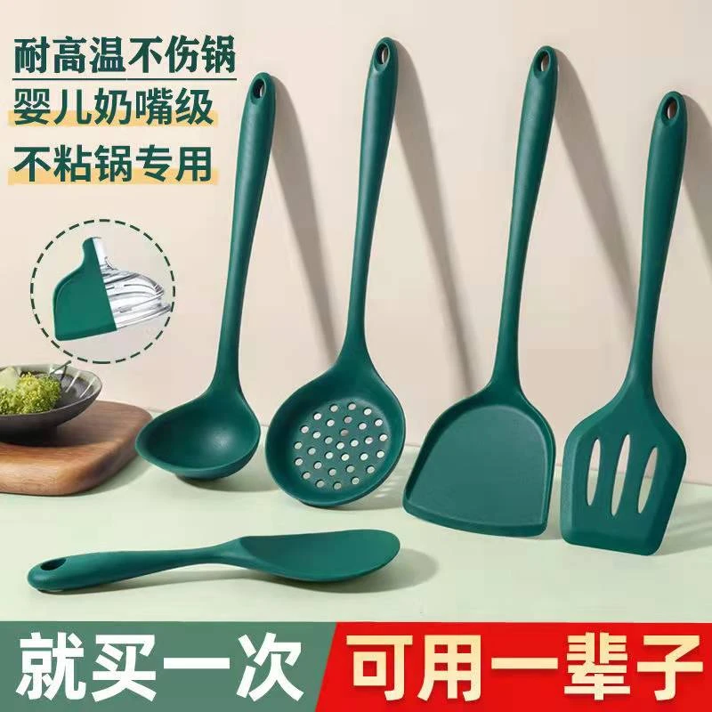 今年流行的硅胶铲不粘锅专用锅铲耐高温铲子汤勺家用厨具好用神器