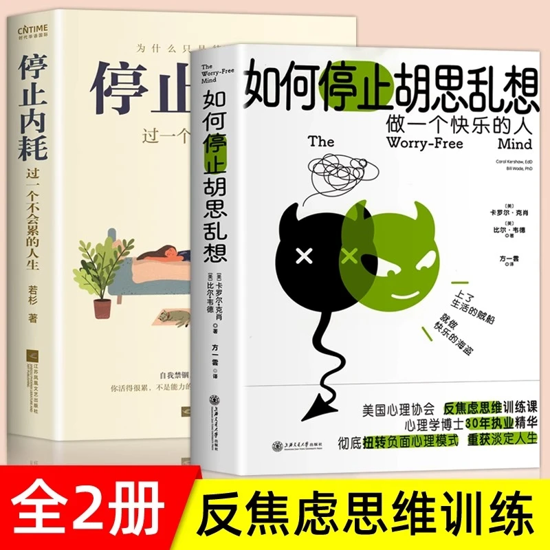 2册 停止内耗 如何停止胡思乱想 过一个不累的人生告别精神内耗