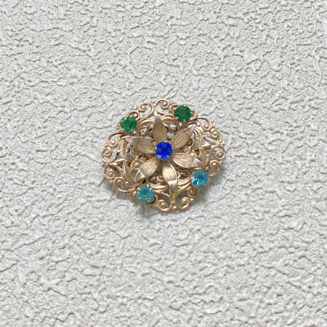 925银胸针 【六六中古】孤品复古胸针ad2849