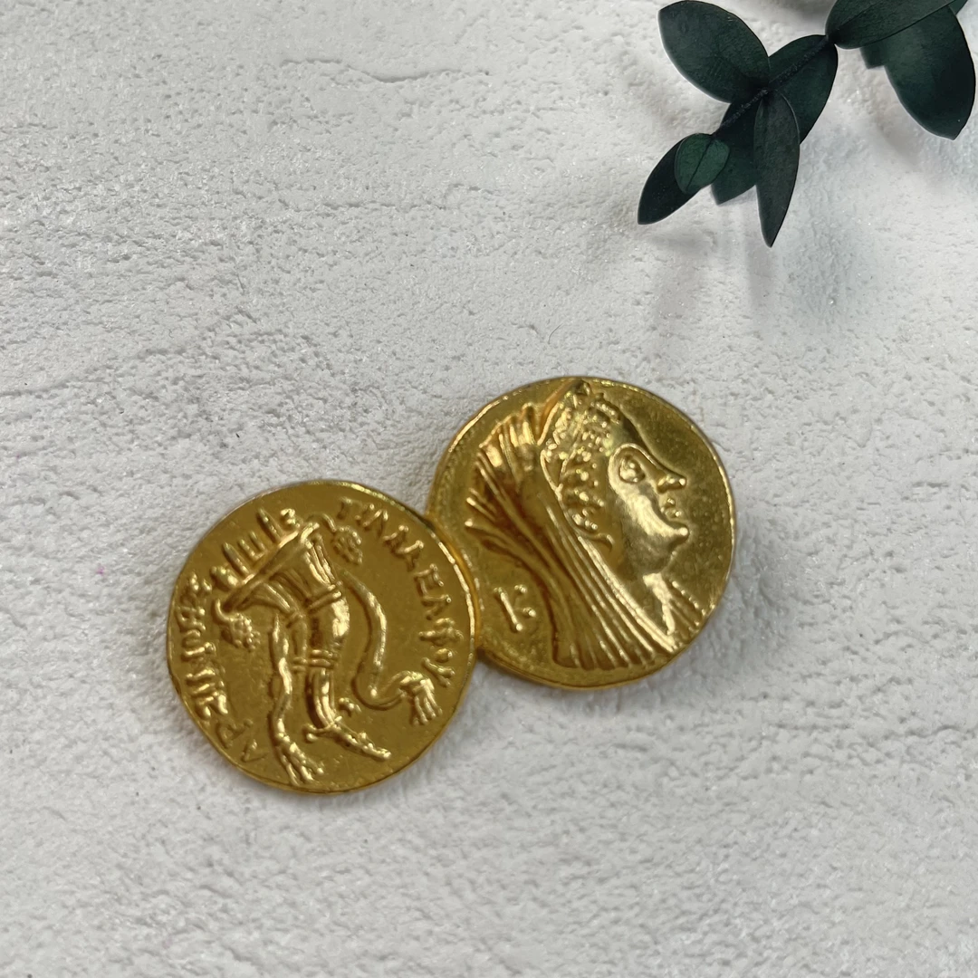 铜合金胸针 【六六中古】孤品复古胸针ad4202