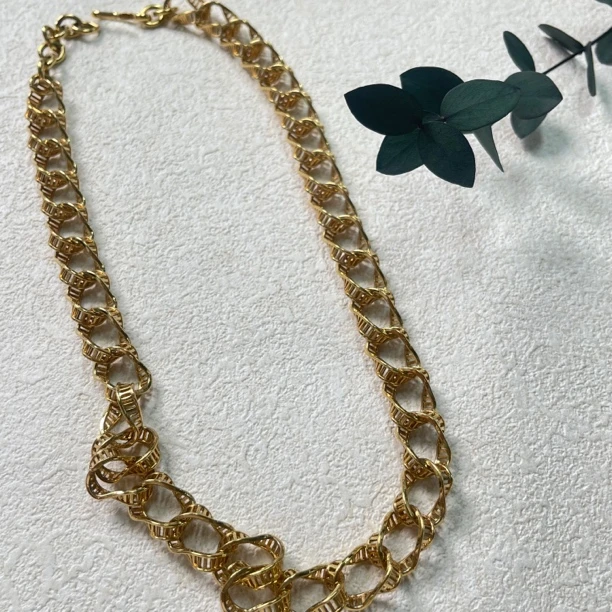 铜合金项链 【六六中古】孤品复古项链th559链长50cm