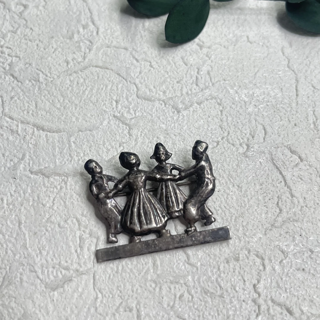 925银胸针 【六六中古】孤品复古胸针th2878