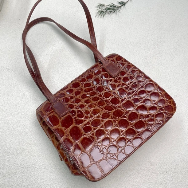 【六六中古】孤品复古单肩包ab953尺寸23*21*9