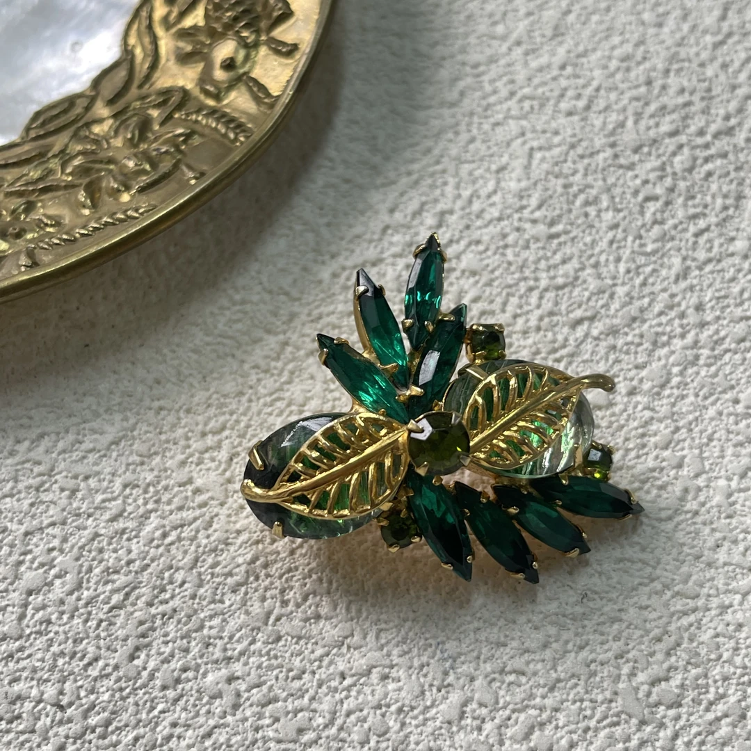 铜合金胸针 【六六中古】孤品复古胸针km9379