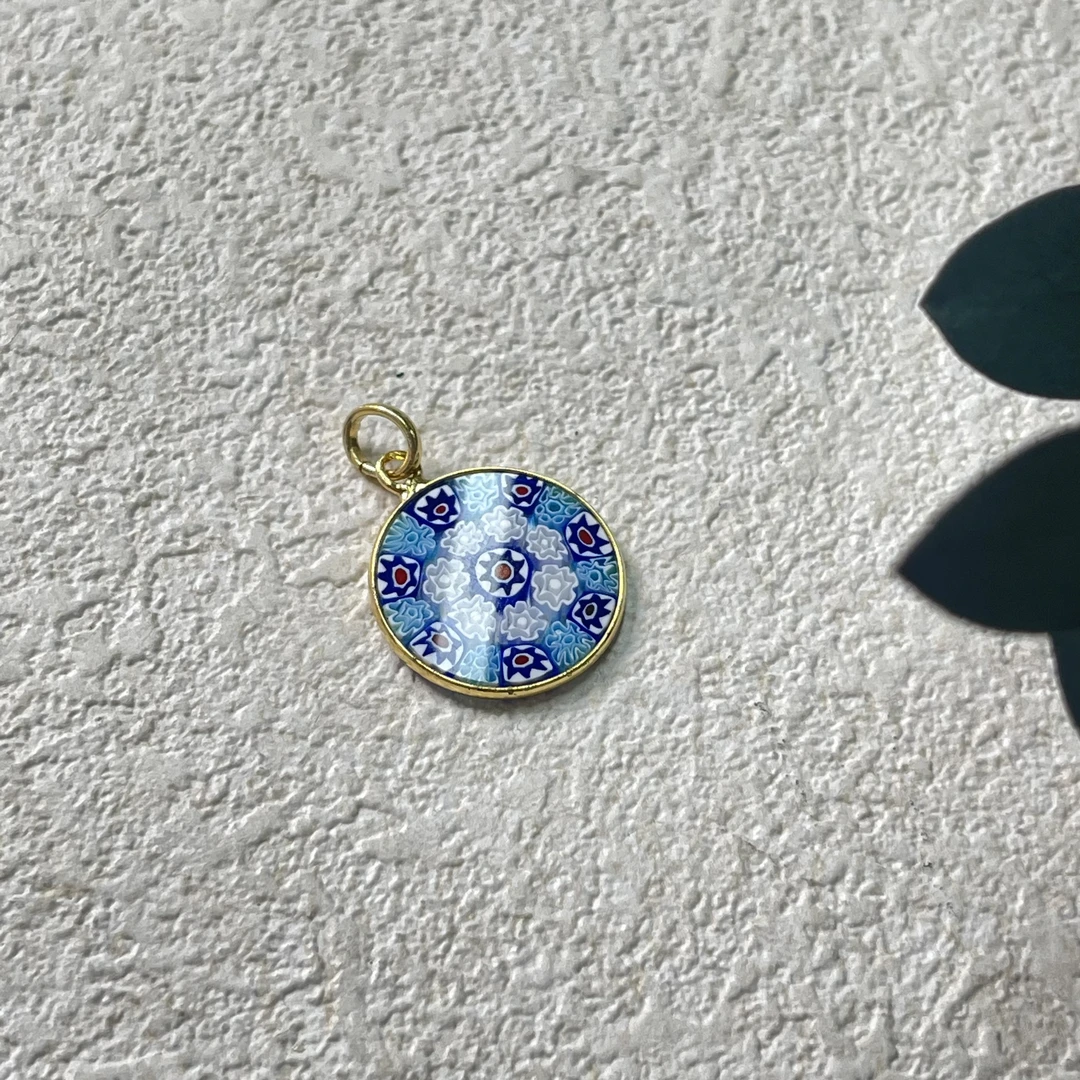 铜合金琉璃吊坠 【六六中古】孤品复古吊坠aw6735