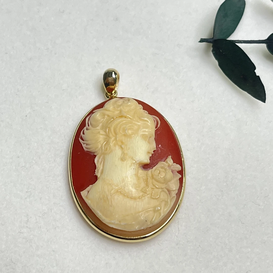 吊坠925银树脂 【六六中古】孤品复古吊坠aw8223