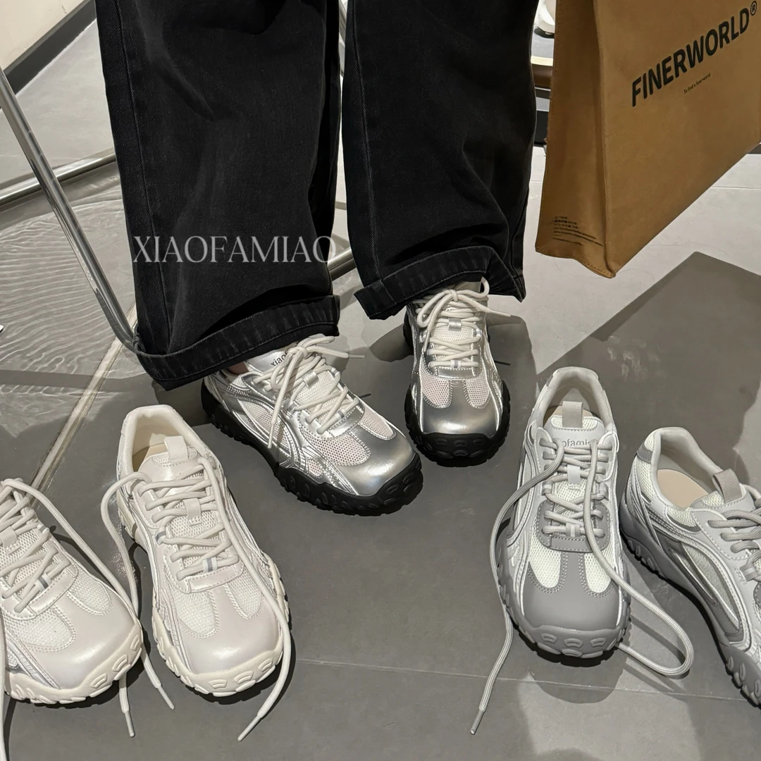 小发喵机能风春夏潮流百搭网面透气时尚休闲运动鞋777