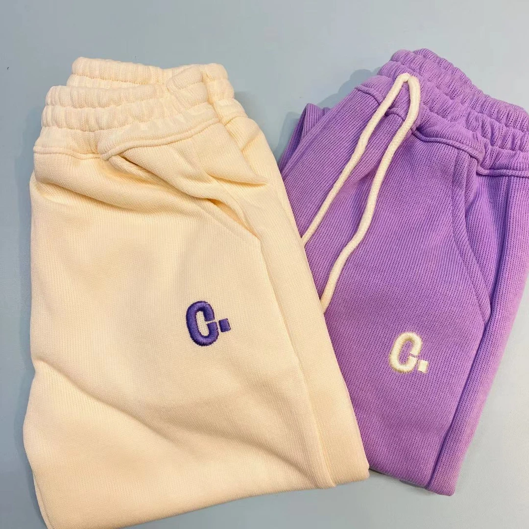 040【春秋外穿】【C白色紫色新款卫裤】