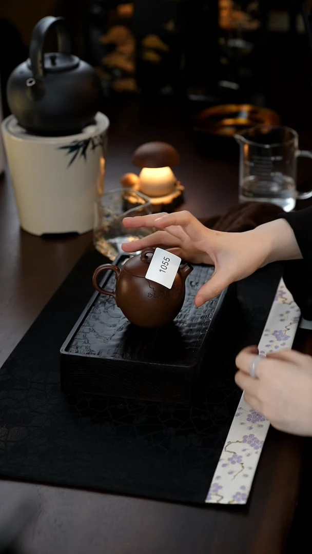 【闪购商品】雲梦茶器紫陶小壶1055
